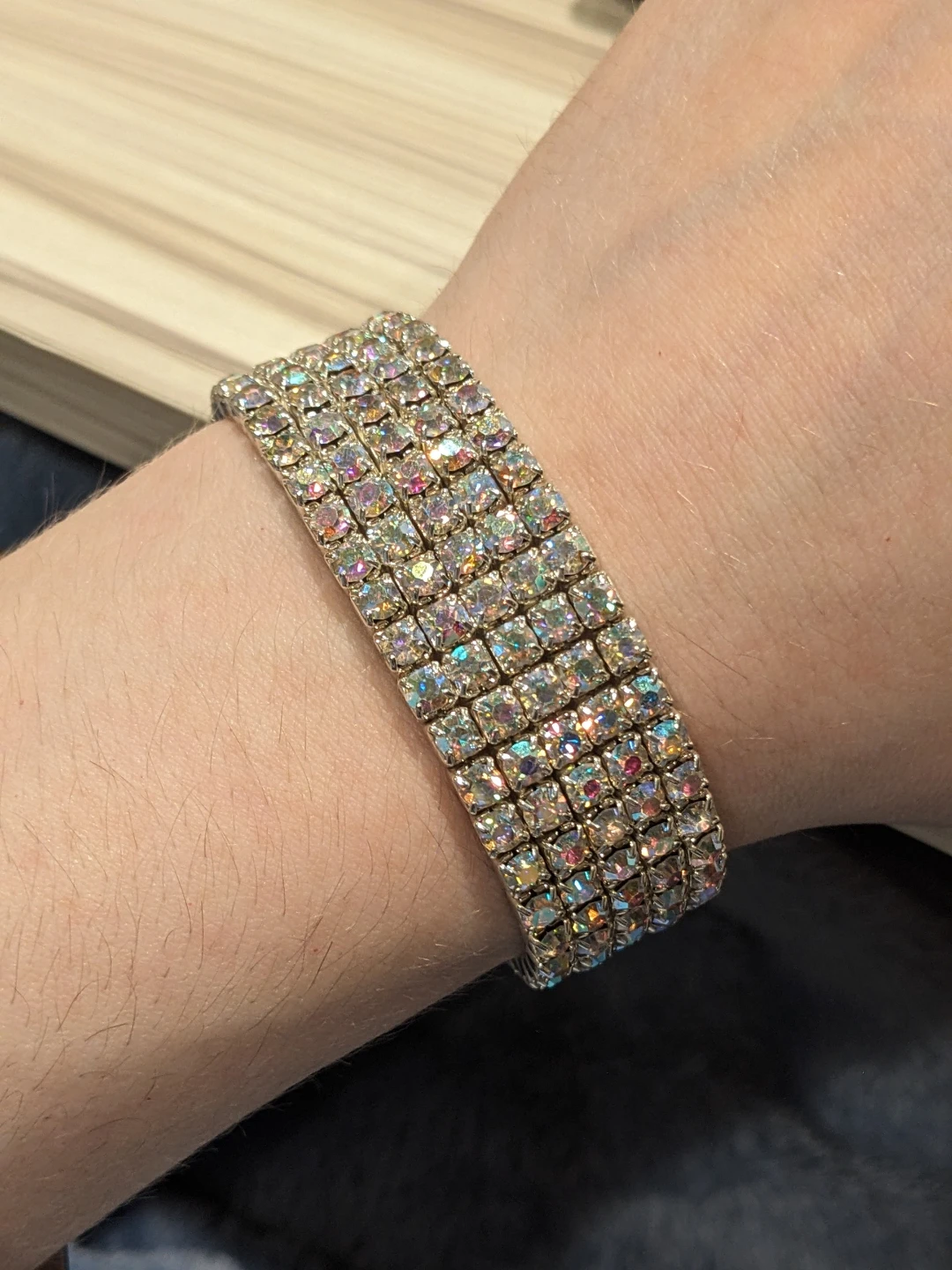 Sparkly Rhinestone Stretch Bracelet