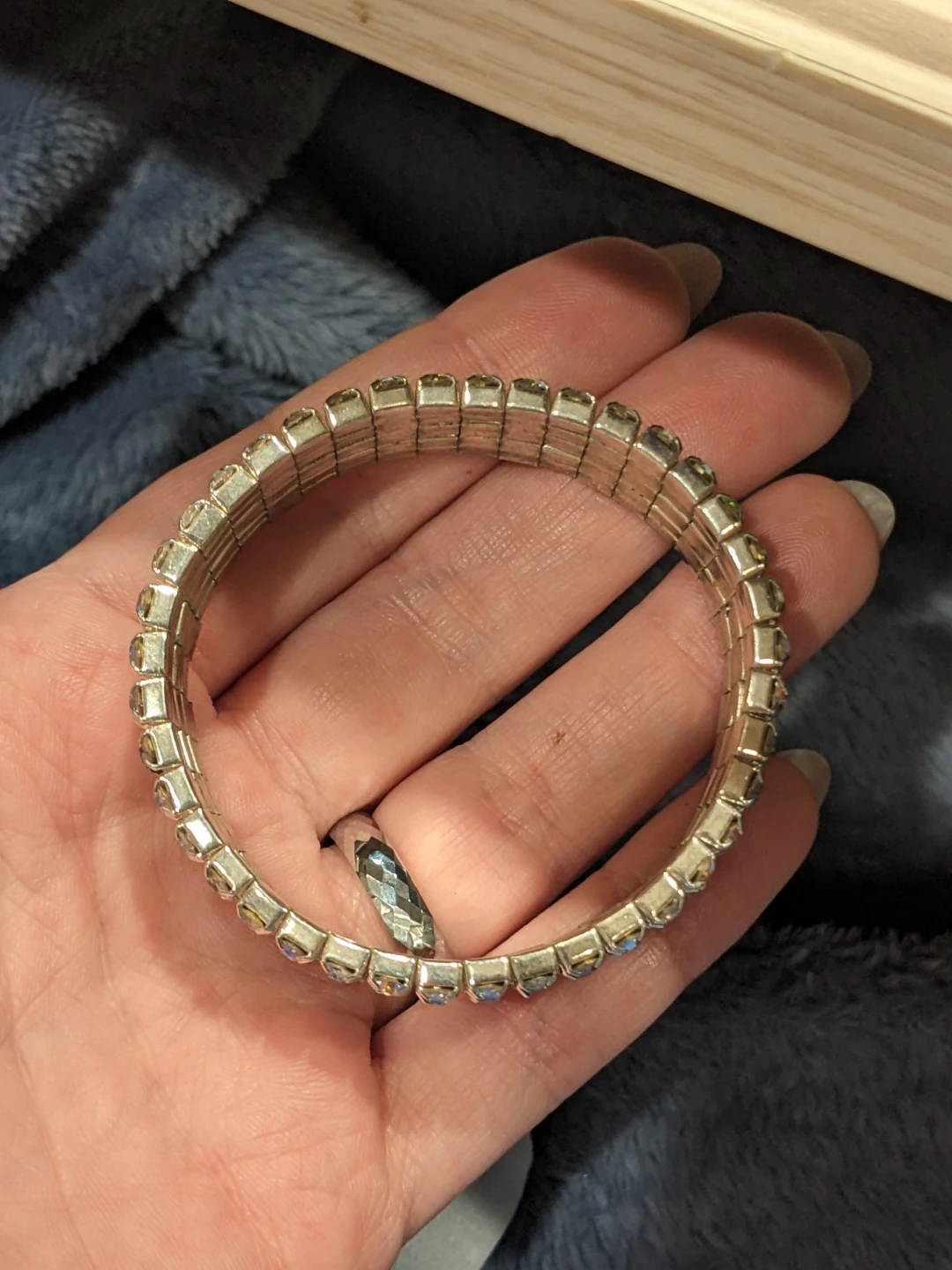 Sparkly Rhinestone Stretch Bracelet - photo 5