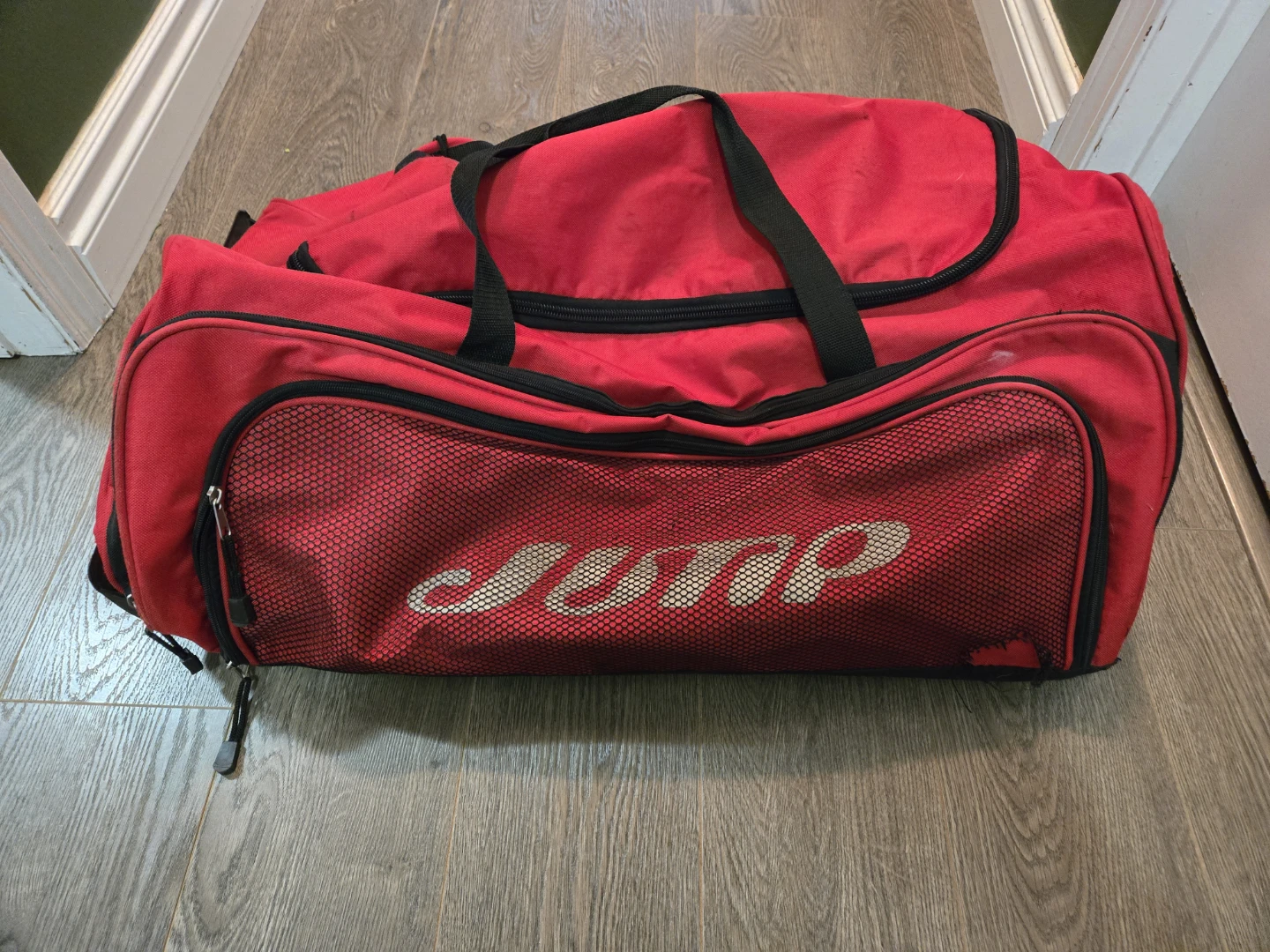 Red JUMP Duffle Bag