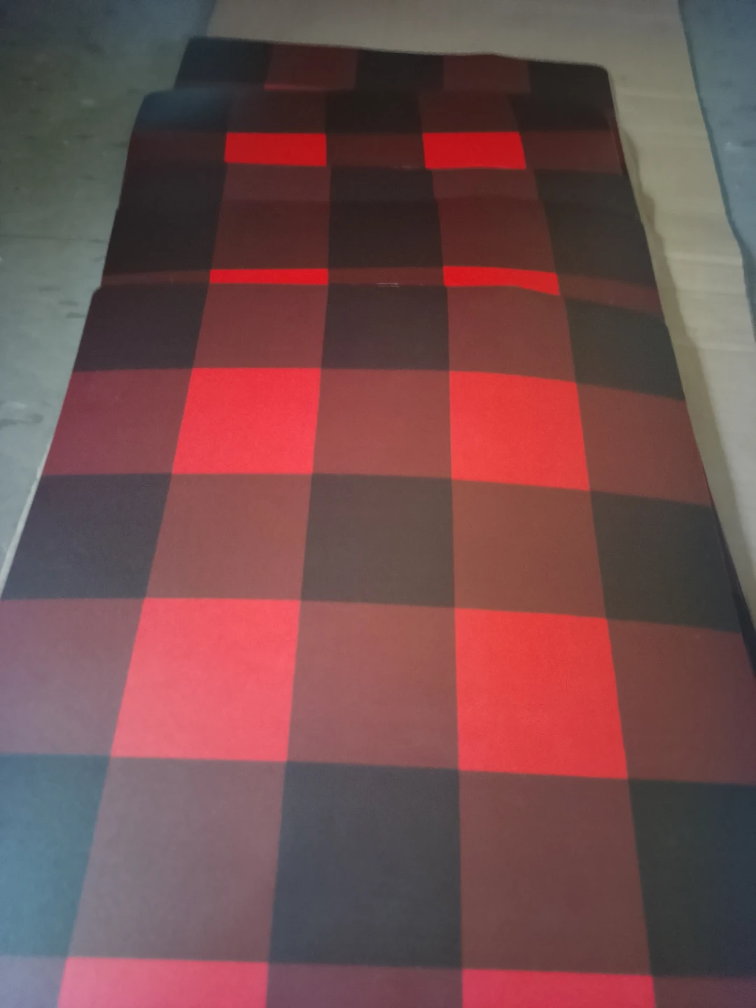 Set of 5 Red and Black Buffalo Plaid Placemat - photo 3