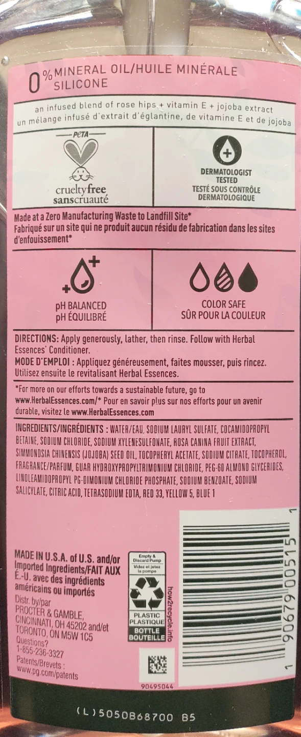 Herbal Essences Rose Hips Shampoo - 29.2 fl oz - photo 2