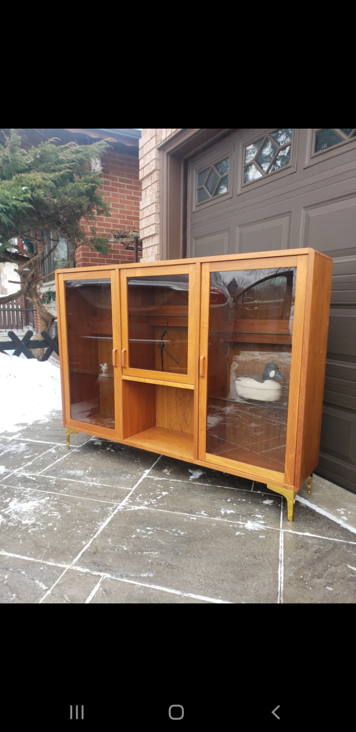 Teak Danish Hutch