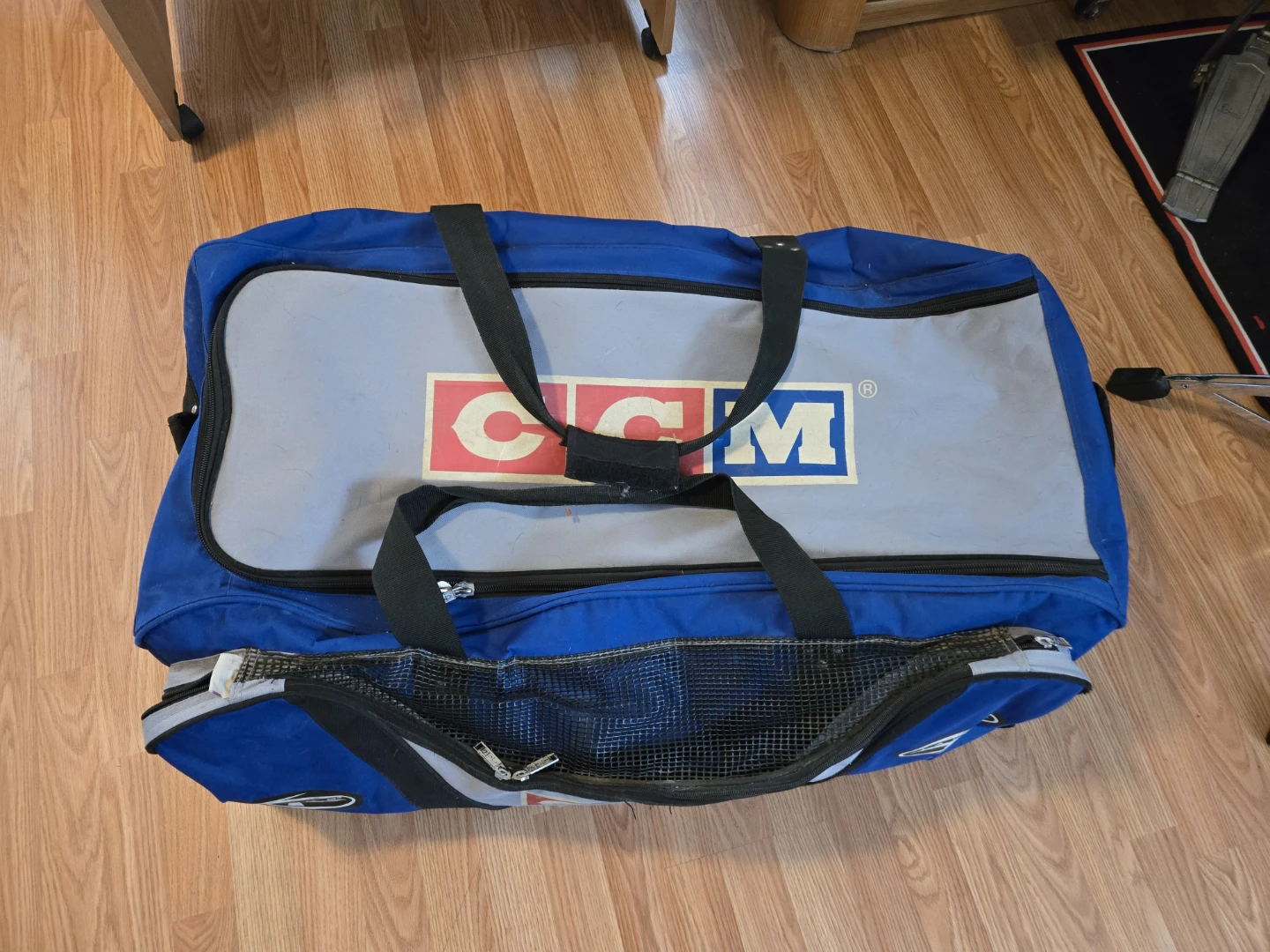 CCM Hockey Gear Bag with Shoulder Pads, Pants, and Gloves