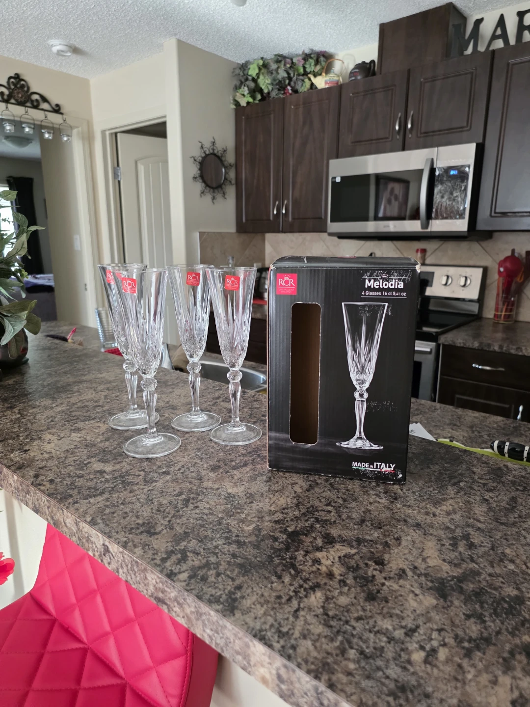 RCR Cristalleria Italiana "Melodia" 4 Flutes