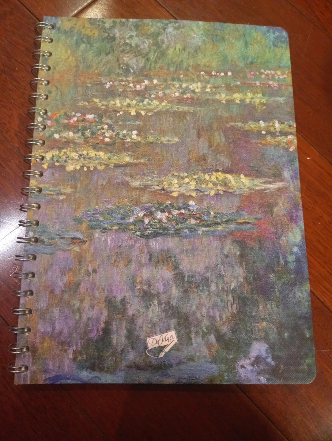 Da Vinci Notebook - Water Lilies Design