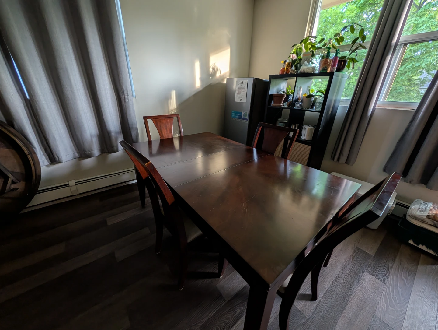 Wooden Dining Table and Chairs Set - photo 2