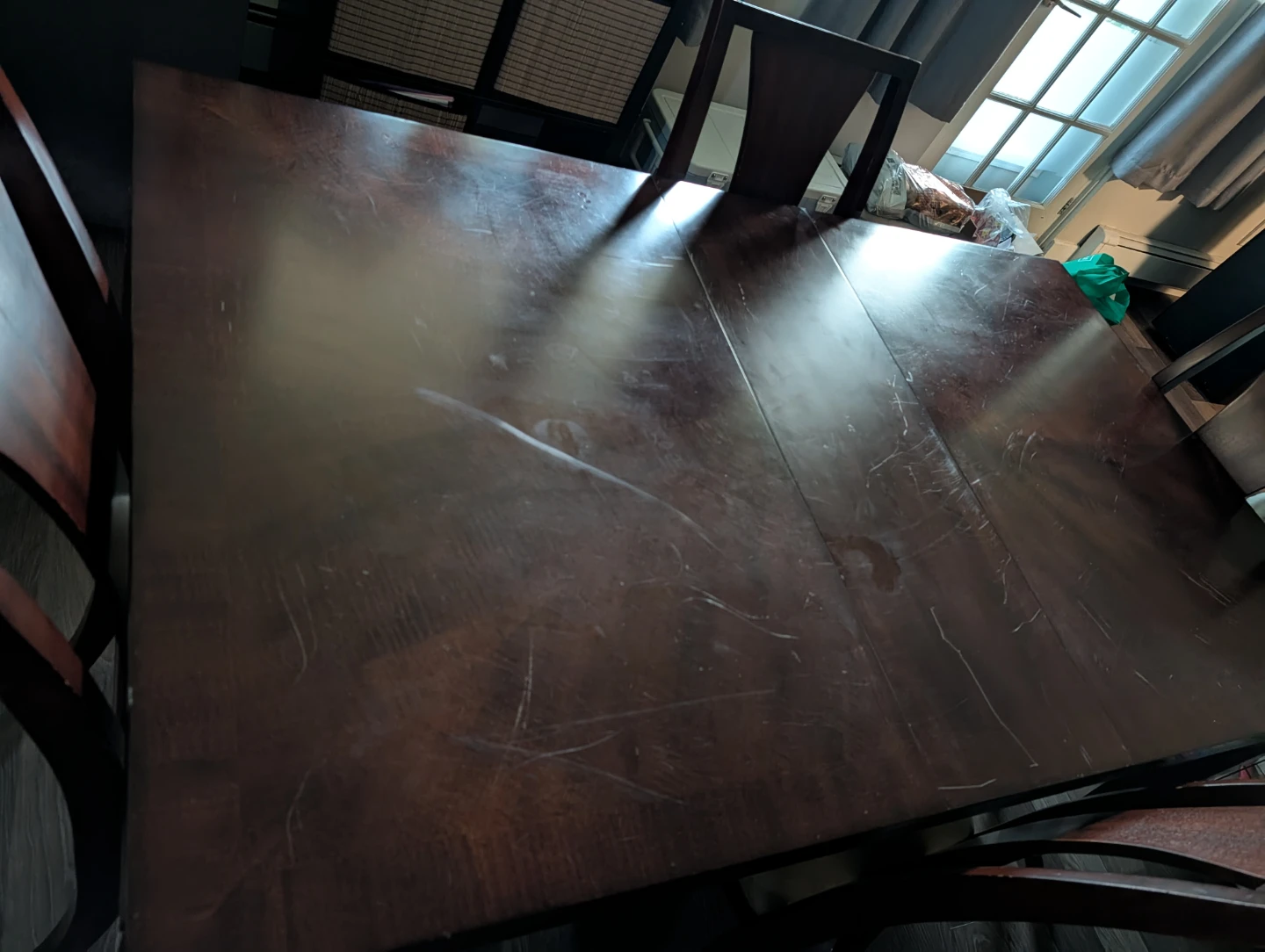 Wooden Dining Table and Chairs Set - photo 3
