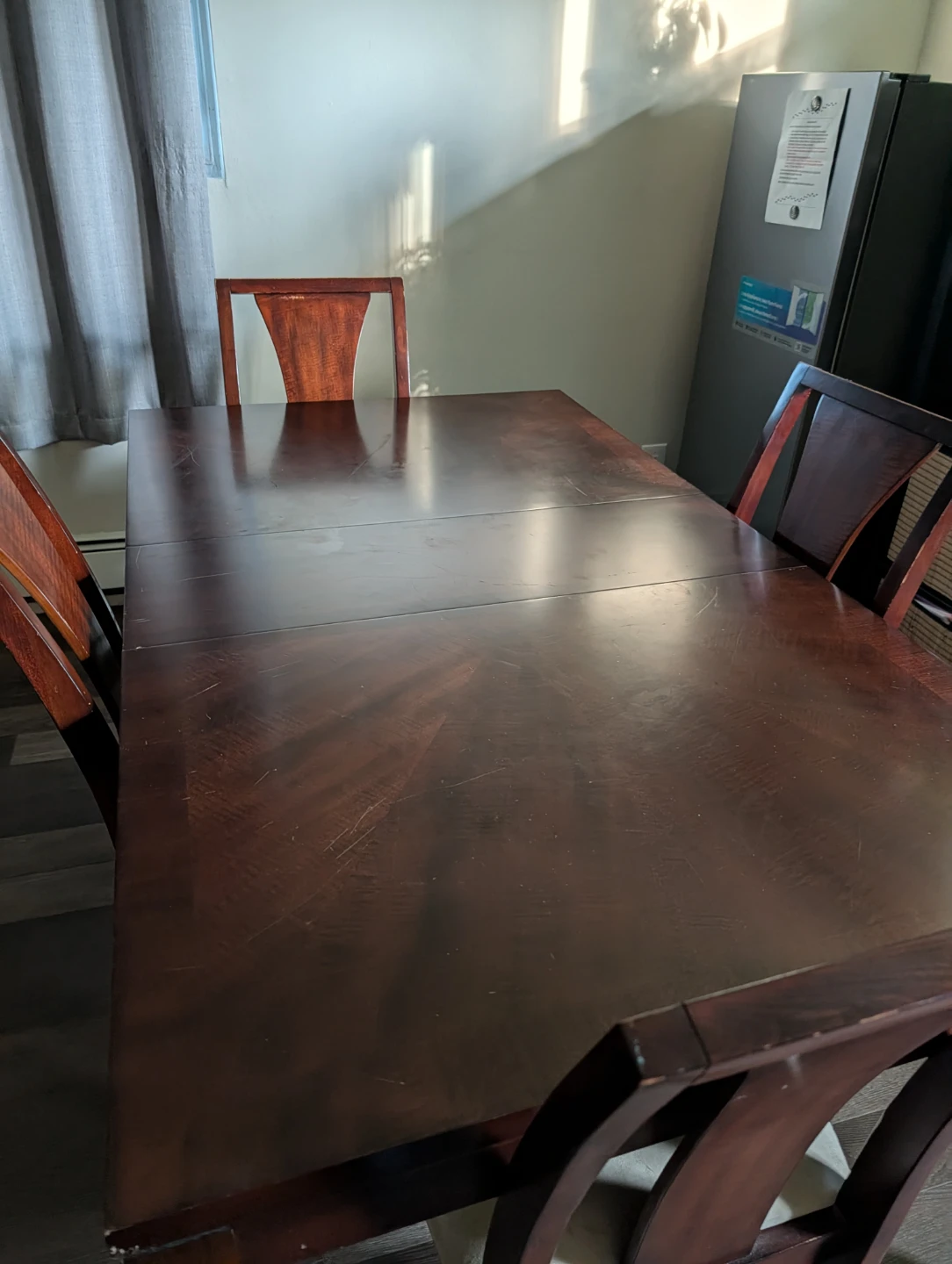 Wooden Dining Table and Chairs Set - photo 4
