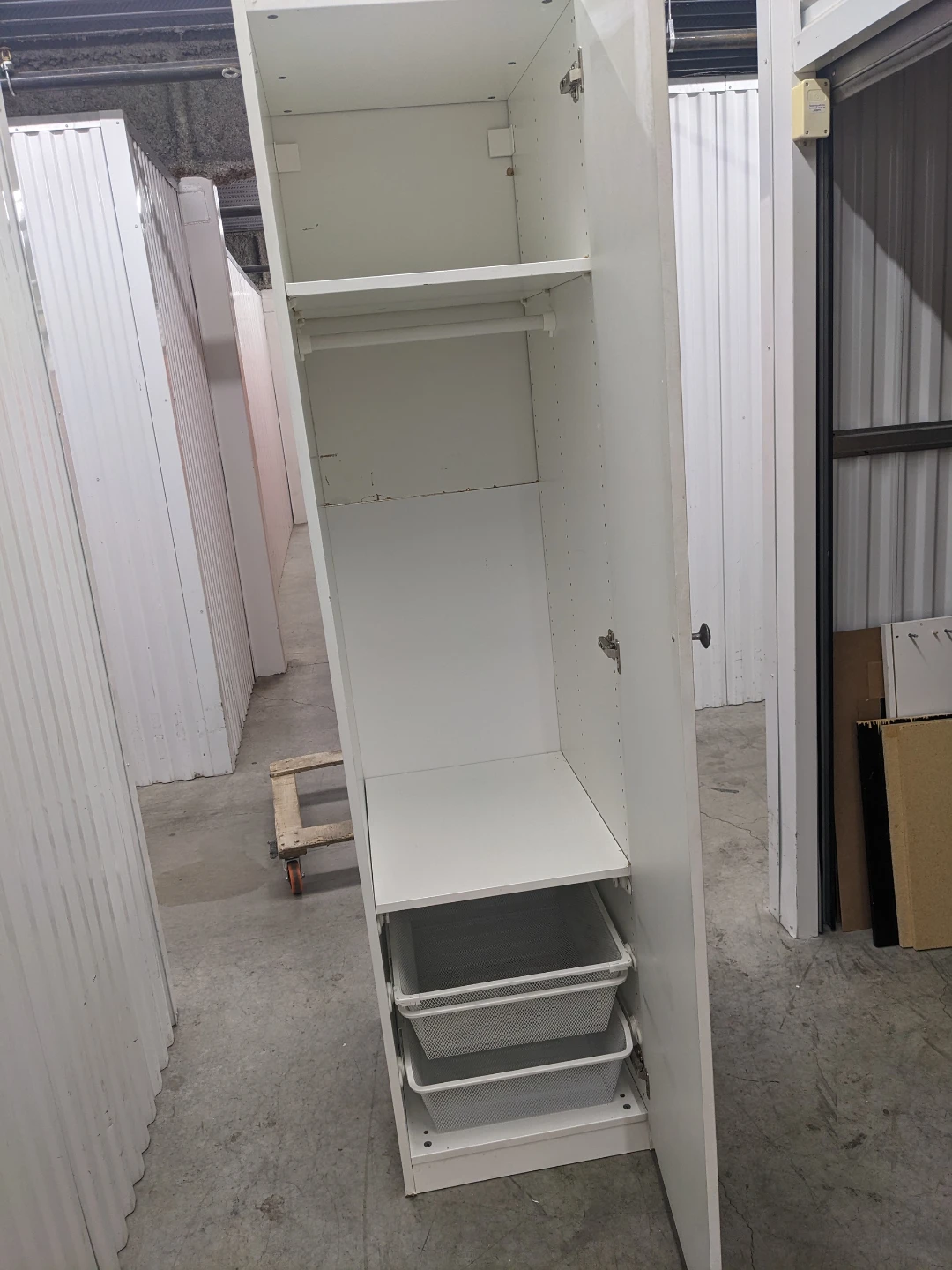 White Tall wardrobe Ikea 79x24x20 inches delivery available - photo 5
