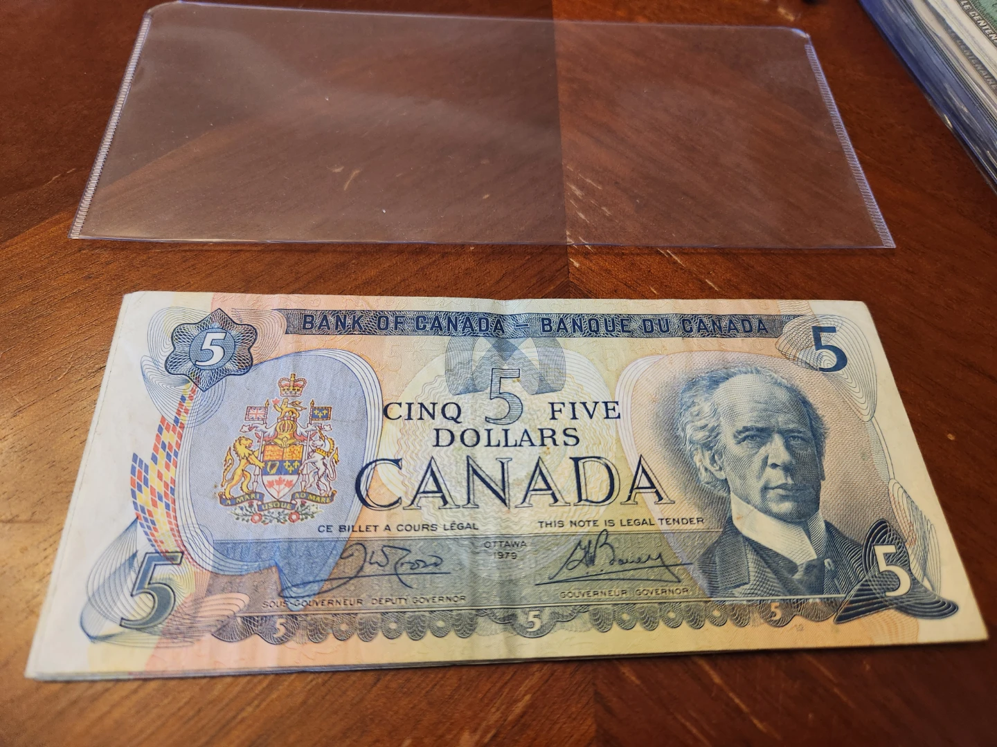 Canada Five Dollar Bills $ -Each Banknote