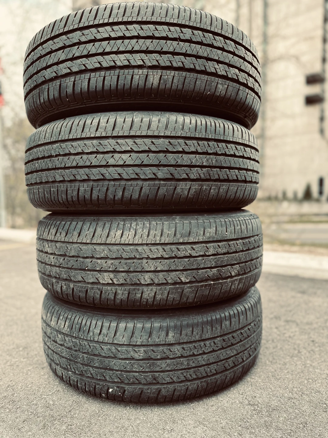 Set of 4 Bridgestone Tires with Rims - Great Condition