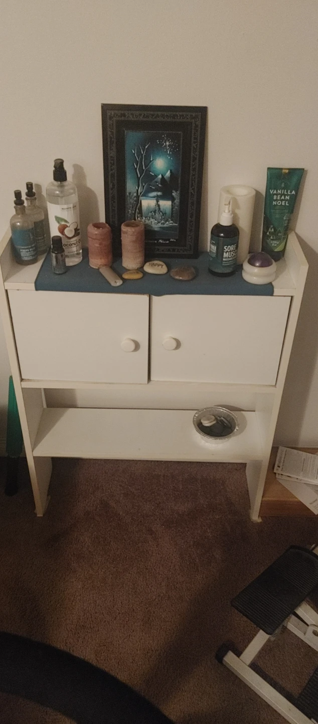 White Storage Shelf Unit - photo 2