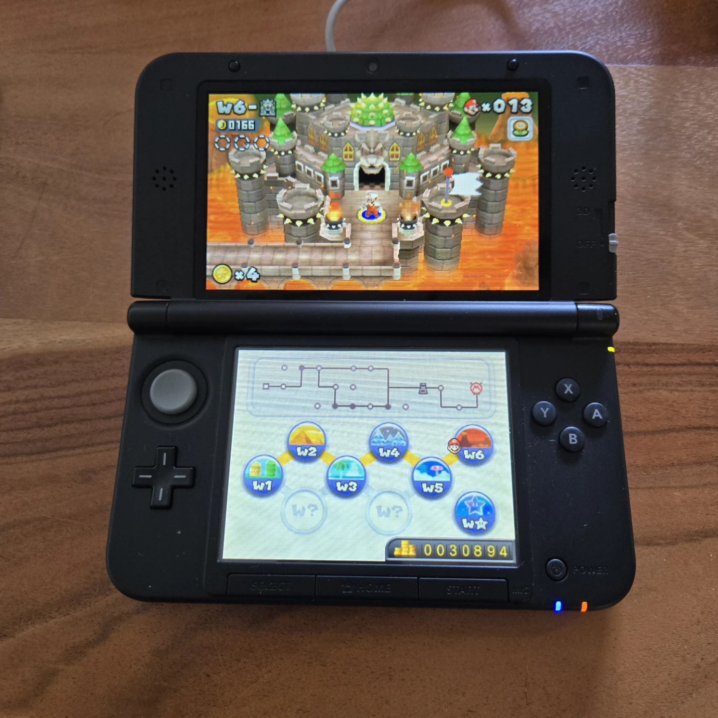 3ds xl. charger, stylus, sd card. Unmodded. Nintendo