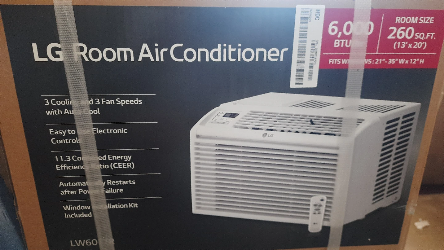 LG LW6017R 6,000 BTU Window Air Conditioner - photo 2