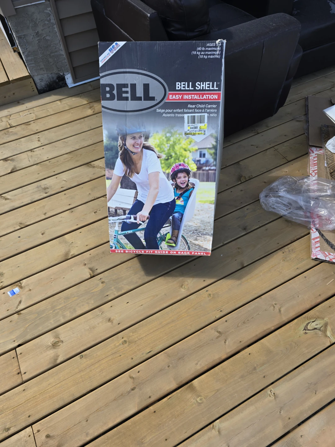 Bell Shell Rear Child Carrier