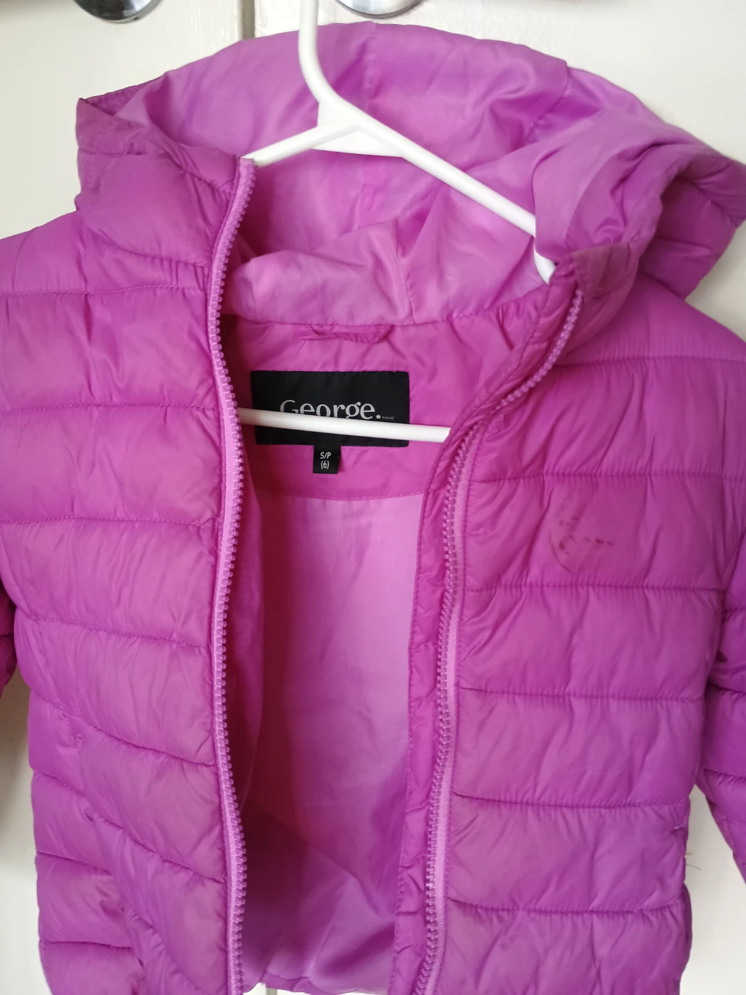 George Pink Puffer Jacket