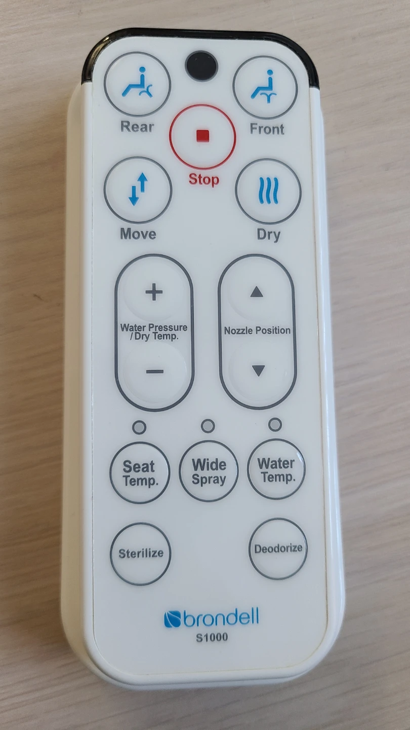 Brondell S1000 Bidet Remote Control