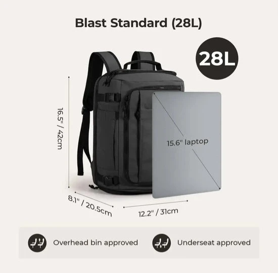 Bagsmart Blast Travel Backpack - photo 3