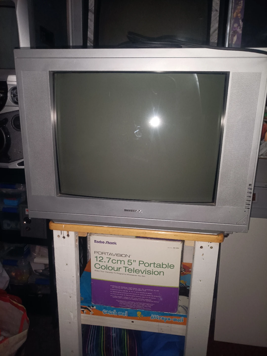 prima 20 inch crt tv with component svideo and composite