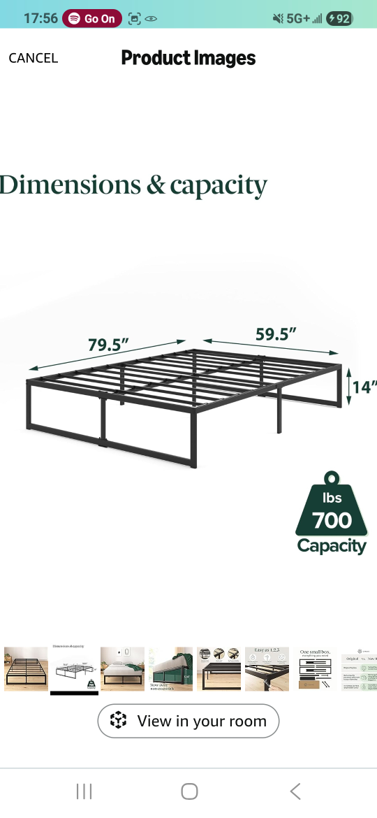 Queen size bedframe - photo 2