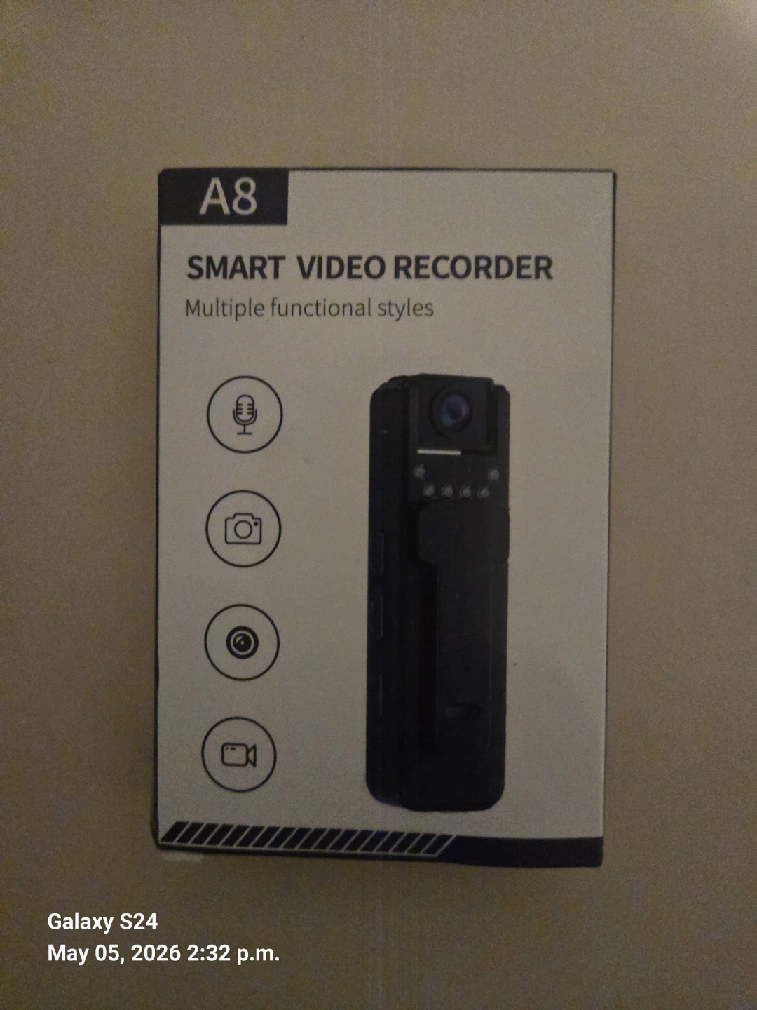 Body Cam 1080P - Clip On Video Recorder NEW