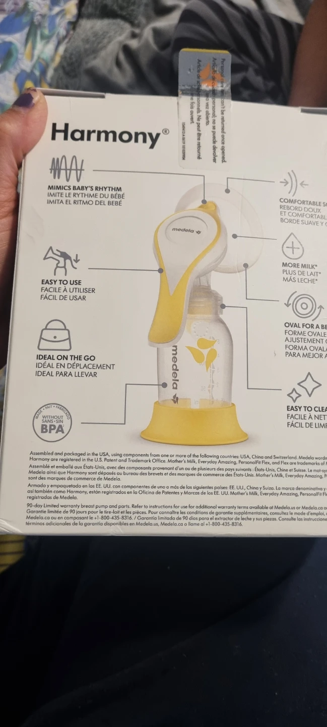 Medela Harmony Manual Breast Pump - photo 3