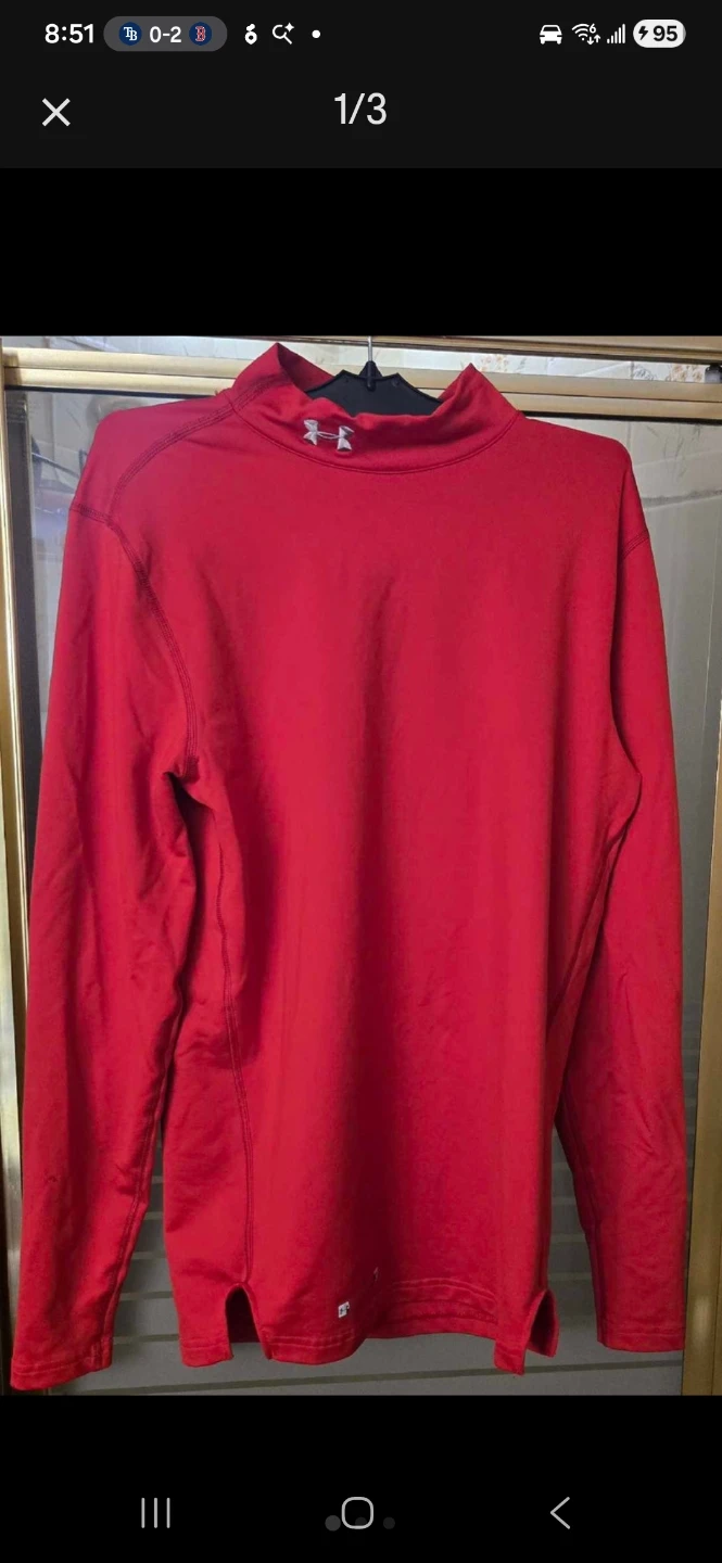 Under Armour Long Sleeve Mock Neck Shirt