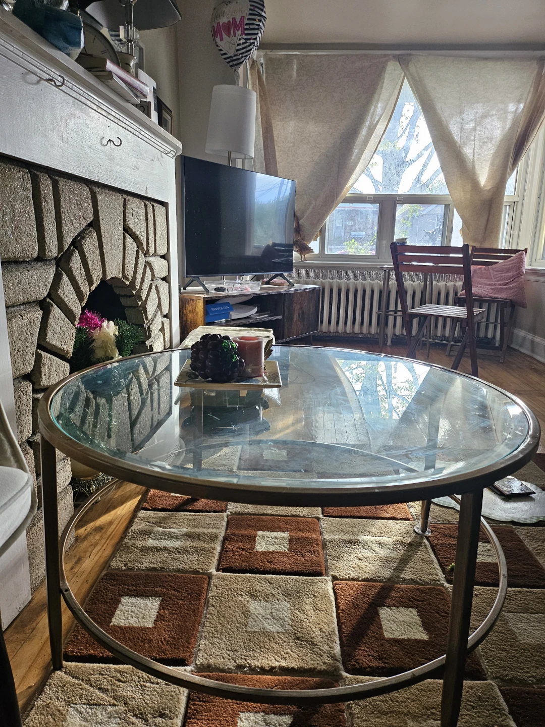 Round Glass Center Table