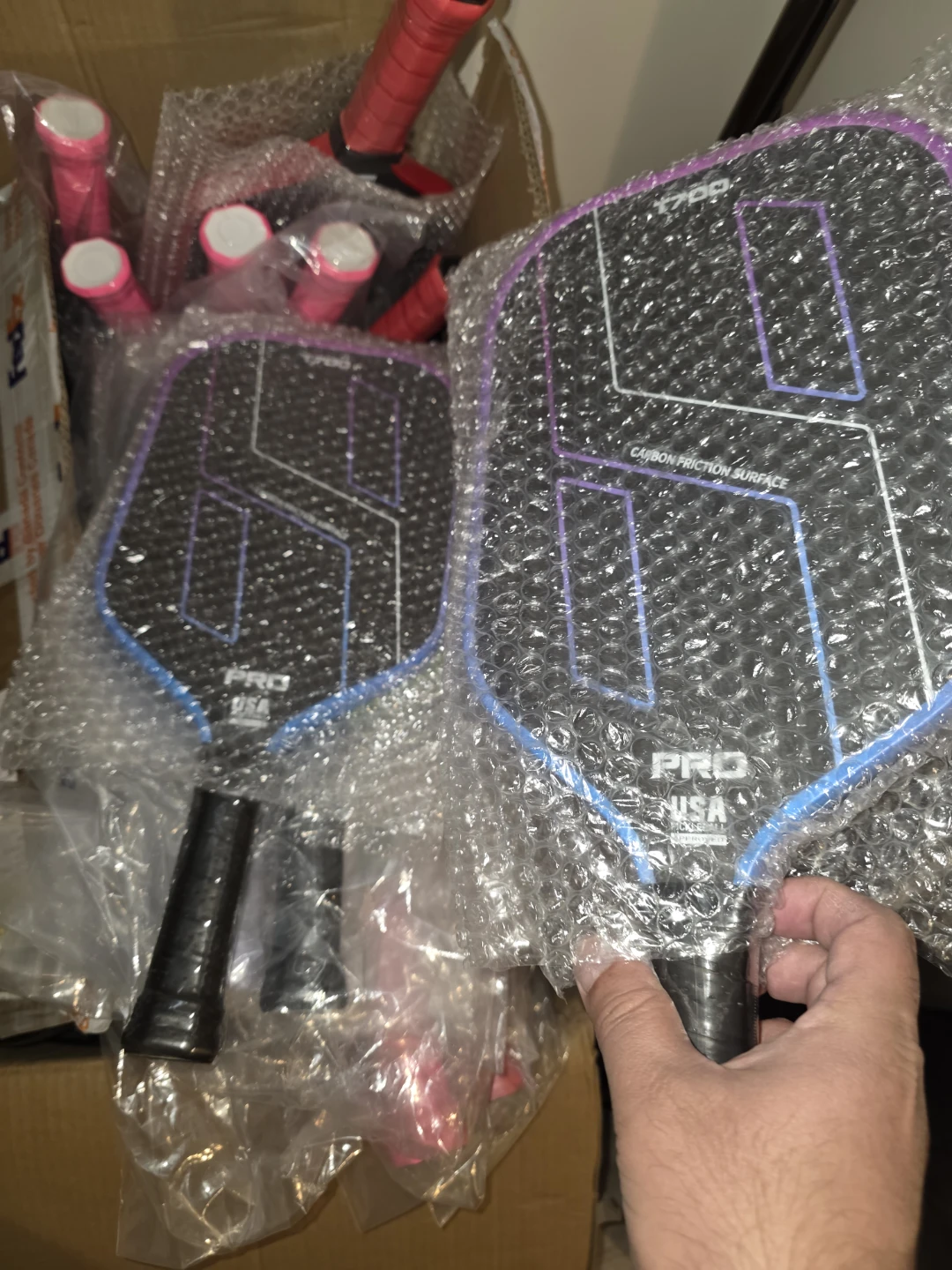 PRO T700 Carbon Friction Surface Pickleball Paddle - photo 2