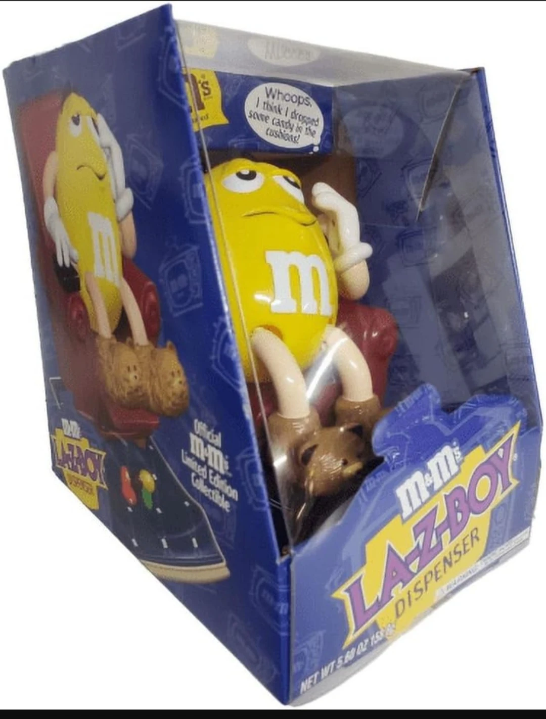 M&M’s Yellow Candy Dispenser La-z-boy Recliner Chair Vintage