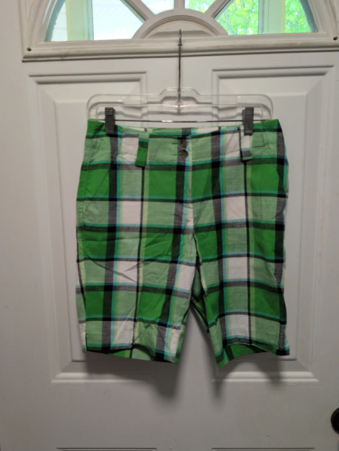 Loudmouth Golf Shorts Green Plaid Size 2