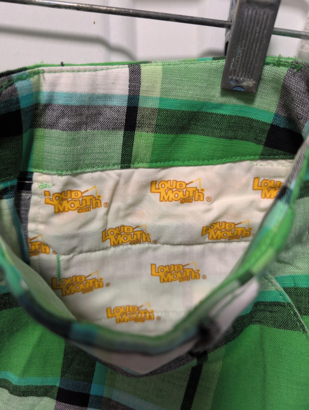 Loudmouth Golf Shorts Green Plaid Size 2 - photo 4