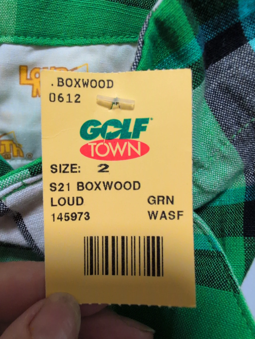 Loudmouth Golf Shorts Green Plaid Size 2 - photo 5