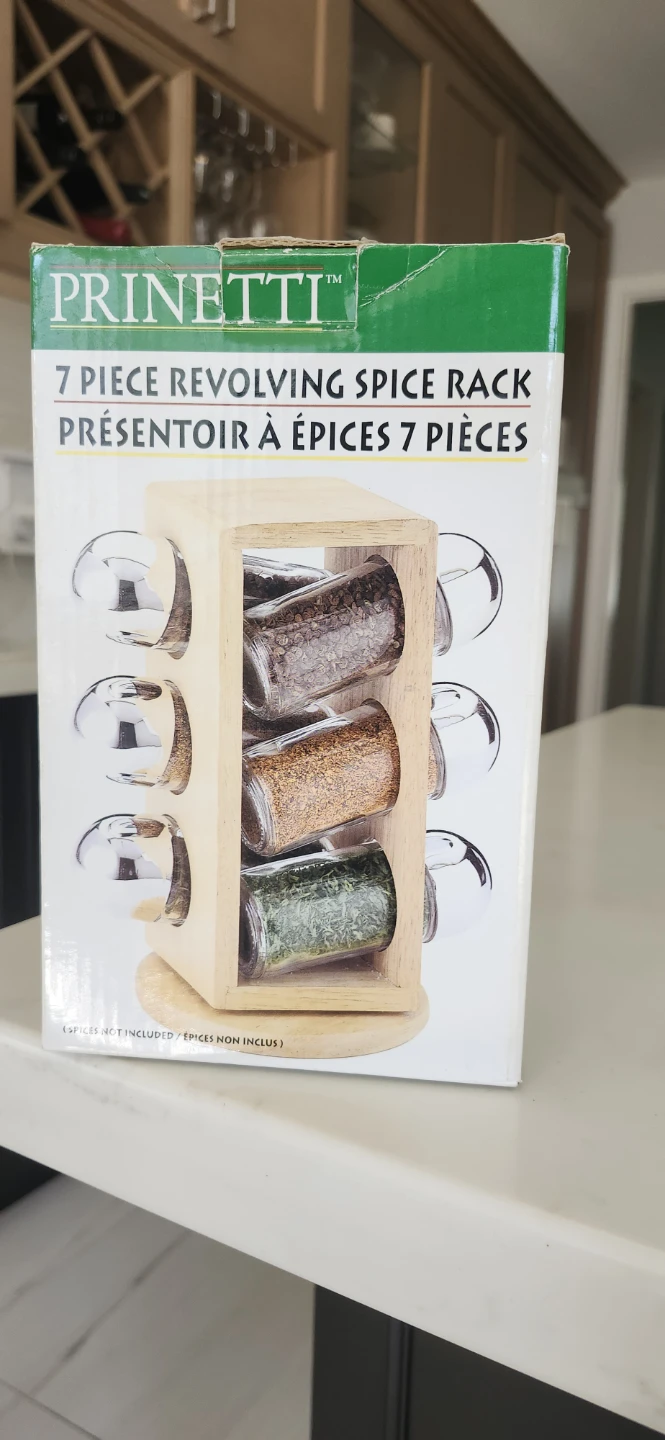 Printettii7 Piece Revolving Spice Rack