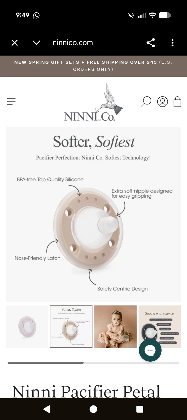 Ninni Pacifier in pink - photo 2