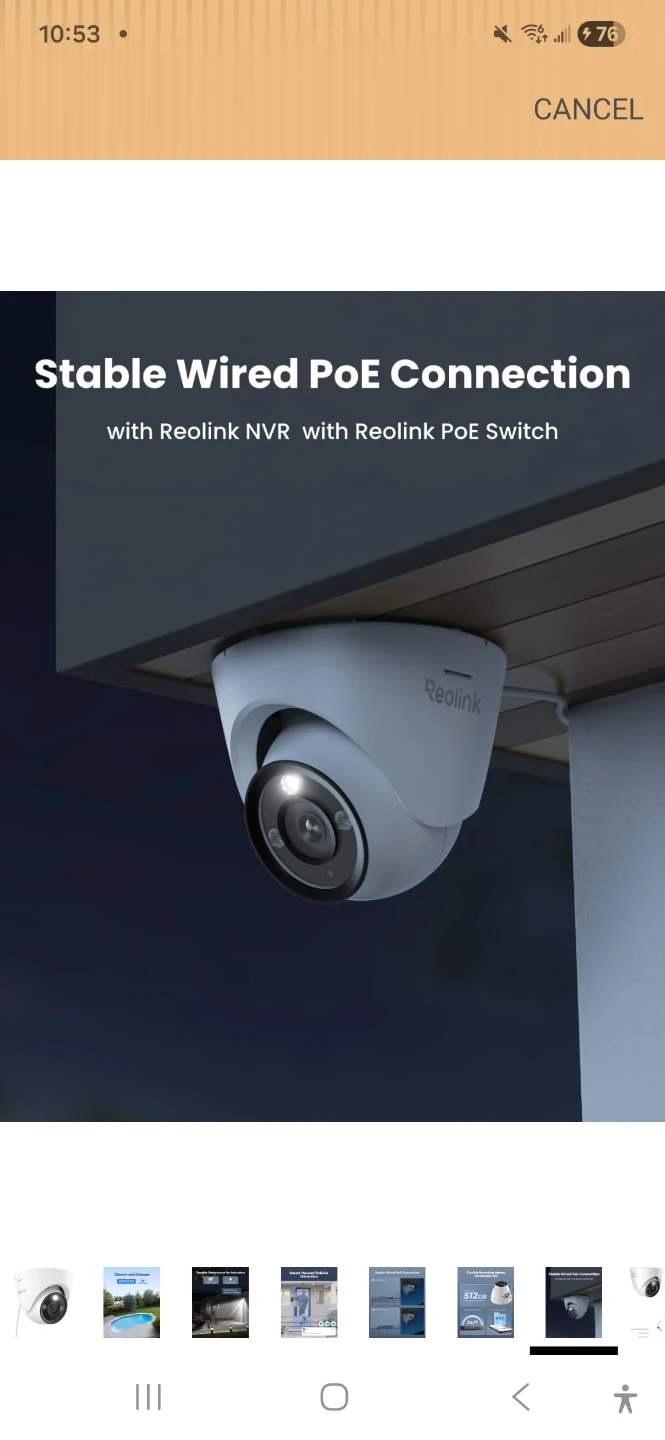 Reolink RLC-422 4MP HD 4X Optical Zoom Bullet Security Camera - photo 4