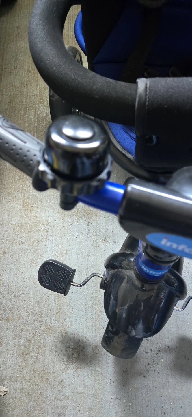 Infans Blue Tricycle with Canopy and Push Handle - photo 3