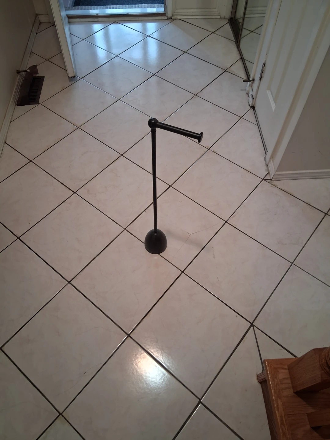 Freestanding Toilet Paper Holder Stand