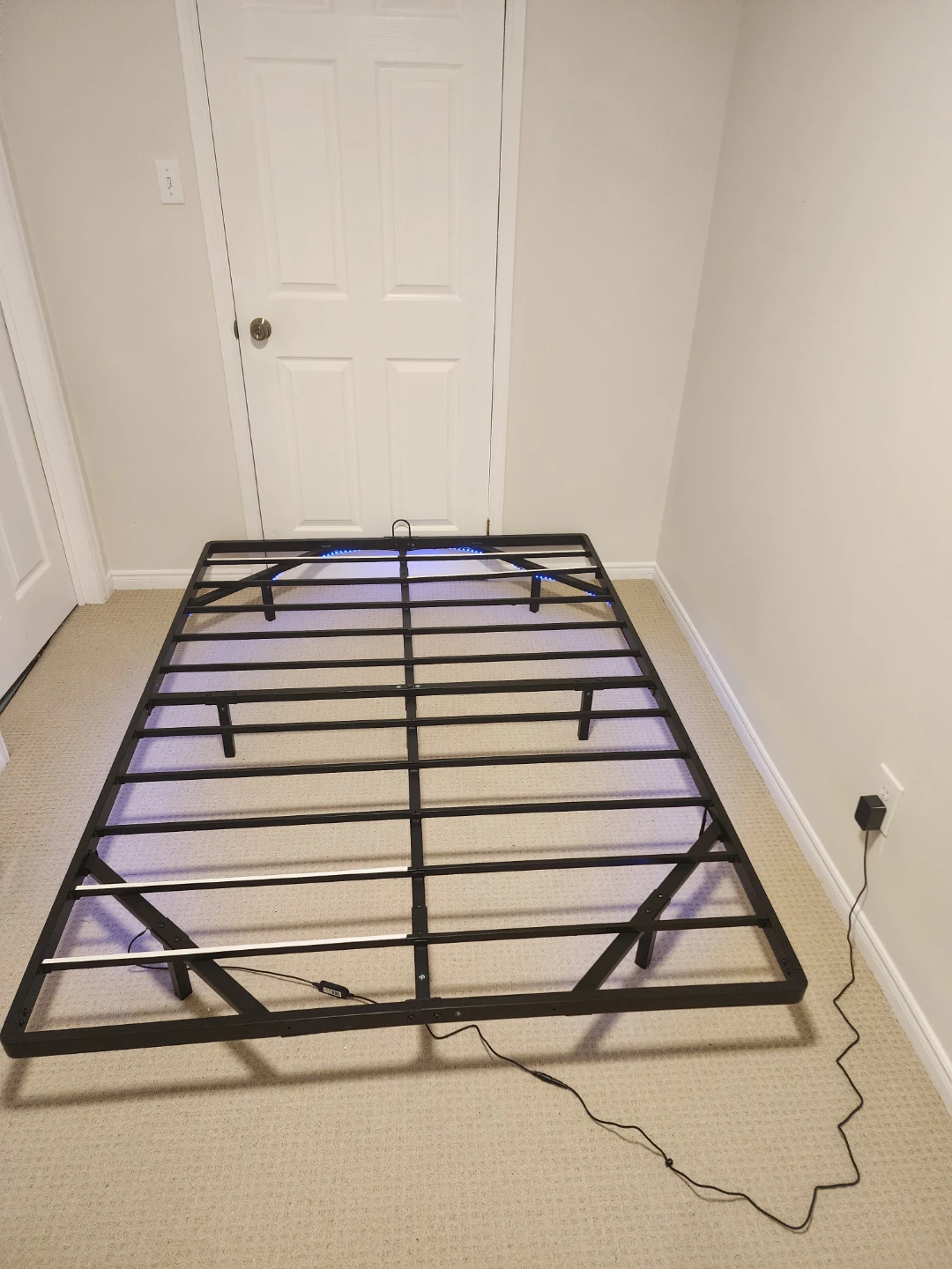 Full Metal Bed Frame with LED Lights - photo 4