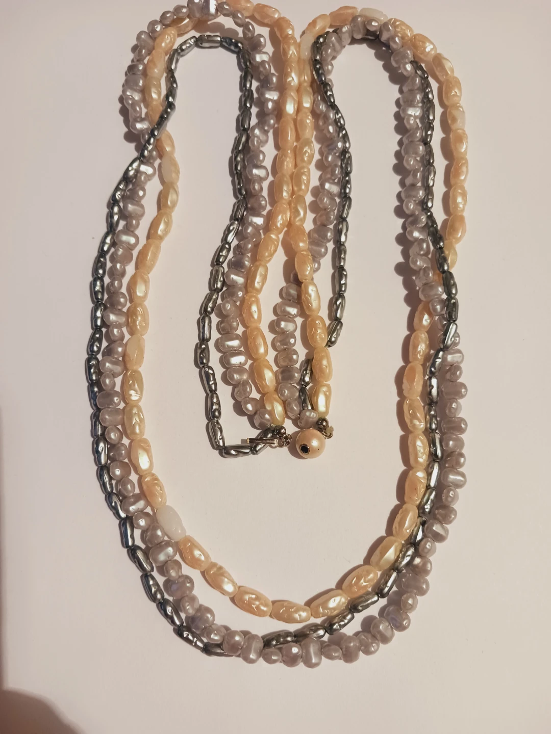 Multi-strand Pearl Necklace - photo 2