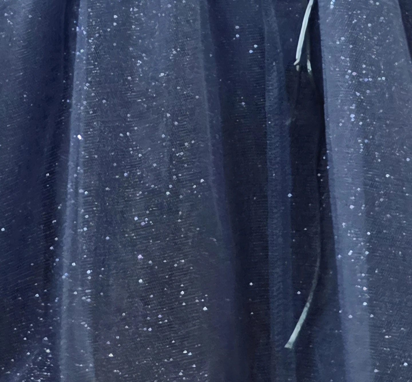Blue Sparkly Halter Neck Dress - photo 4