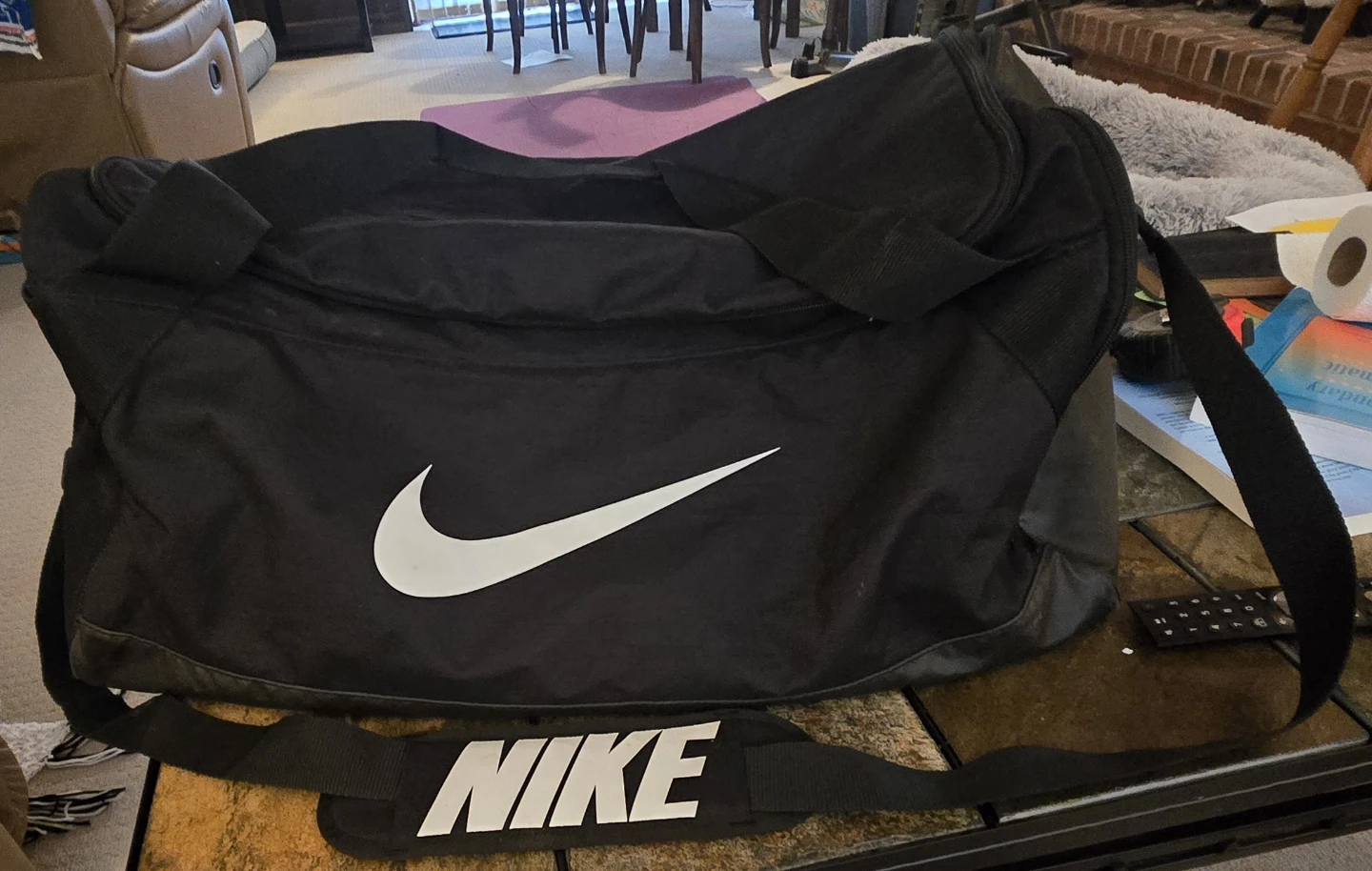 Nike Black Duffel Bag