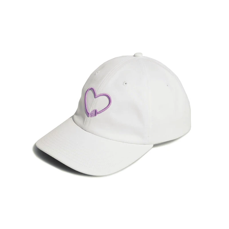 Adidas White Golf Cap with Heart Logo - photo 3