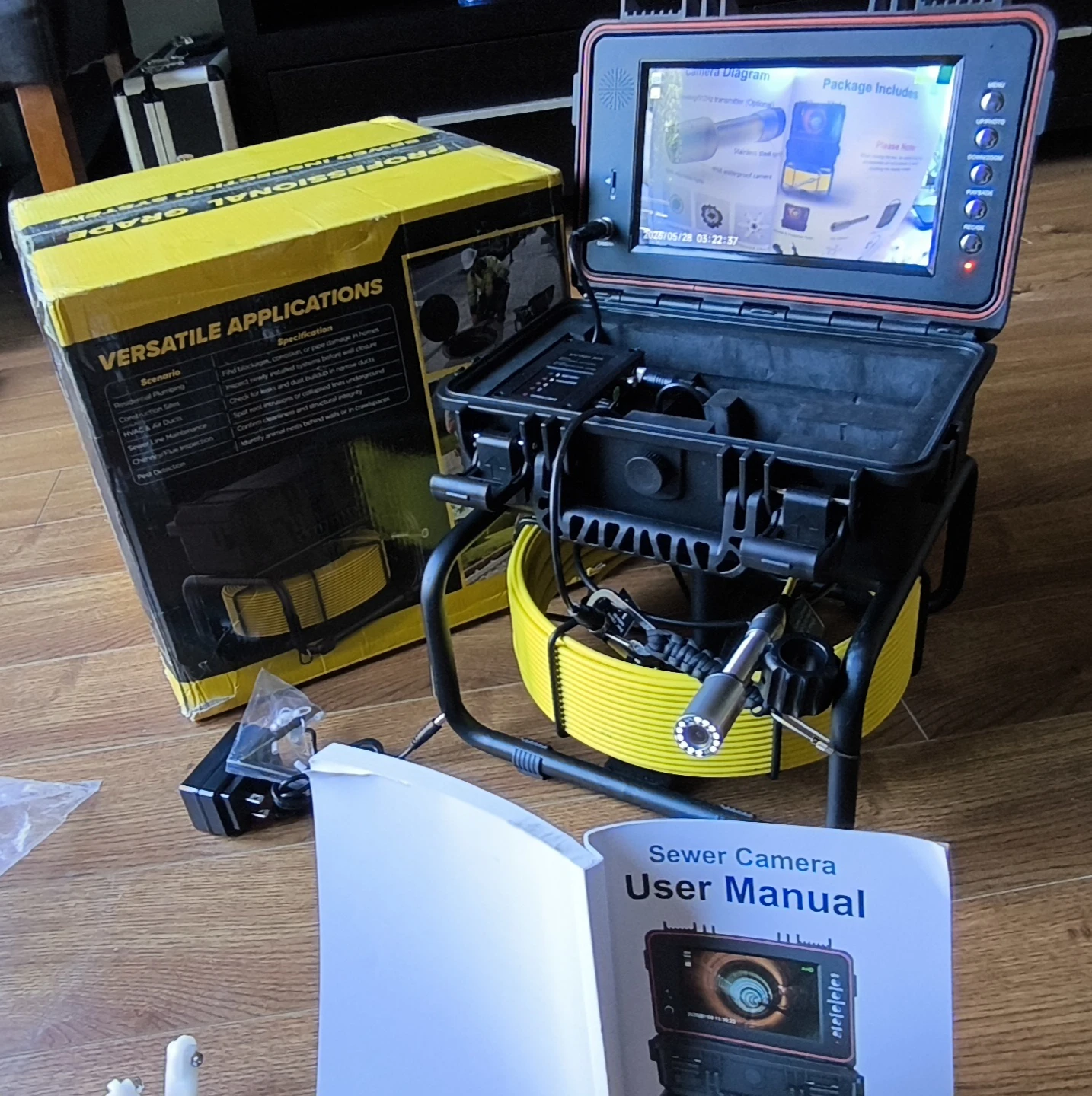 Professional Grade Sewer Inspection Camera System