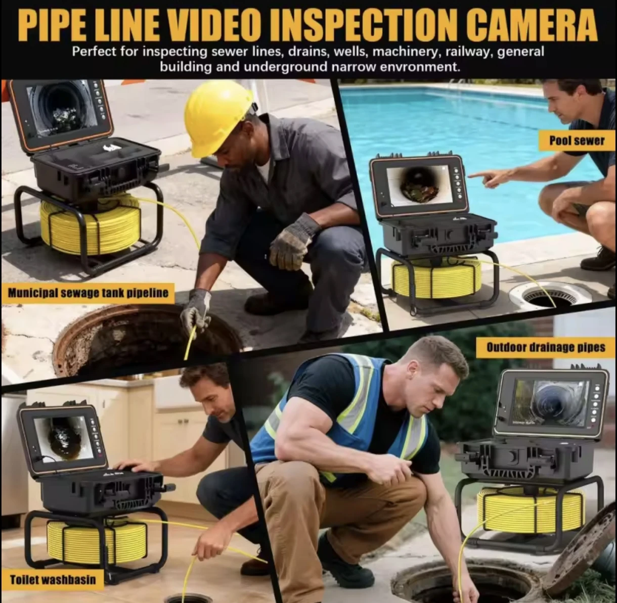 Professional Grade Sewer Inspection Camera System - photo 4