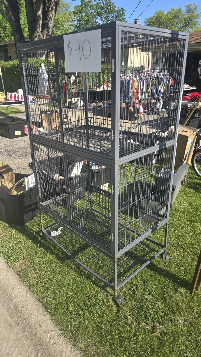 Double Stack Small Animal Cage