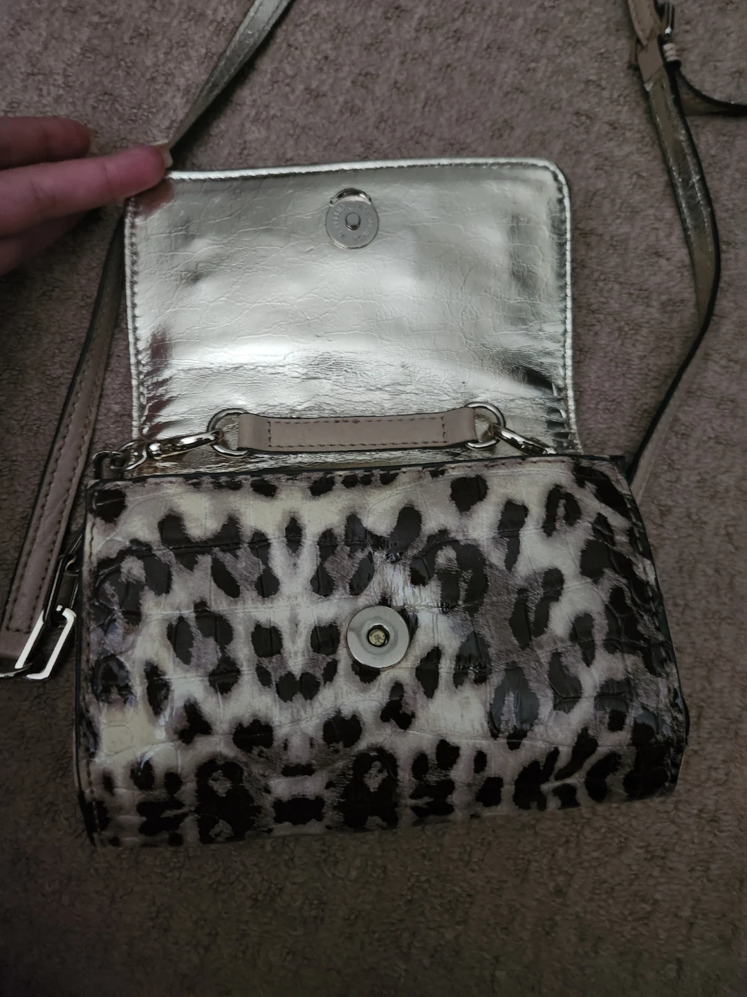Guess leopard print crossbody bag - photo 2