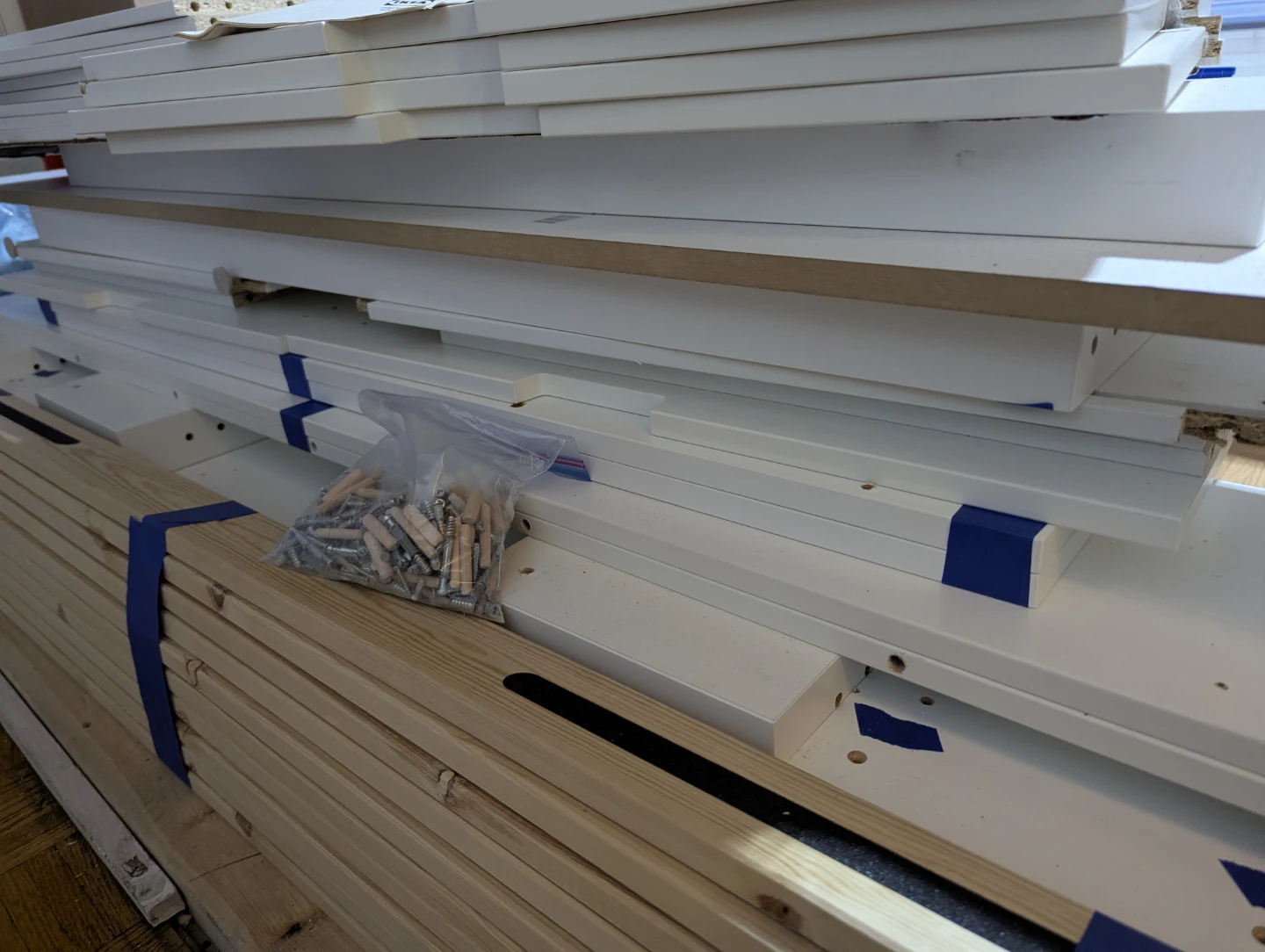 IKEA NORDLI  White King Bed Frame with 6 Drawers - photo 4