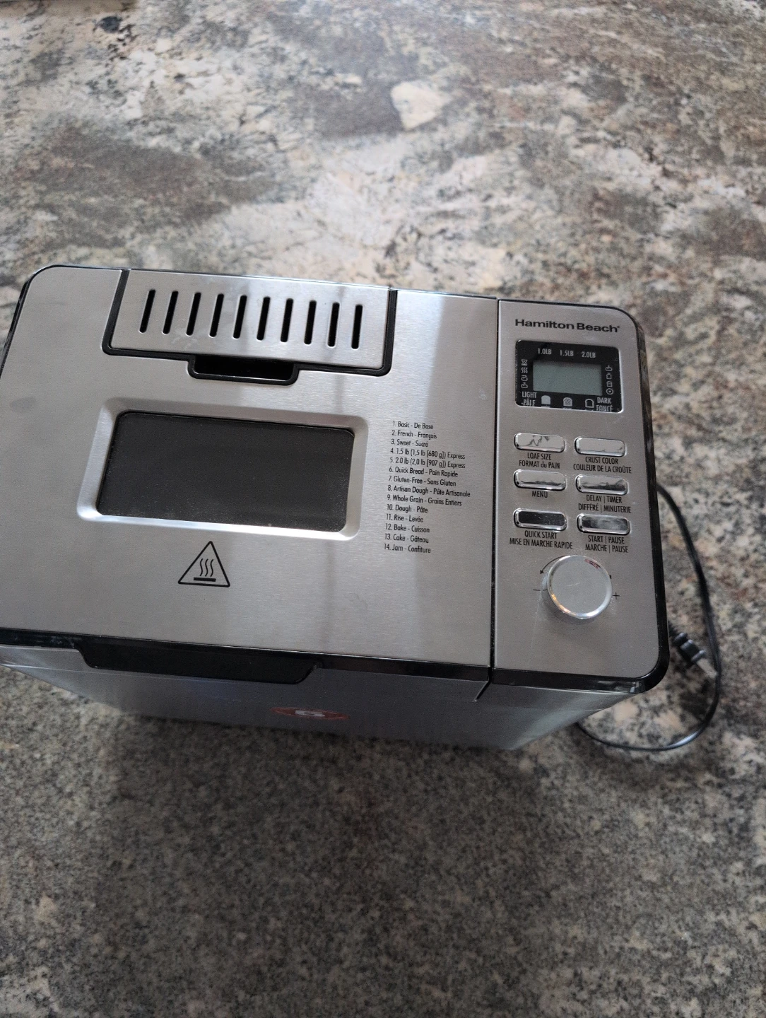 Hamilton Beach Bread Maker - photo 2