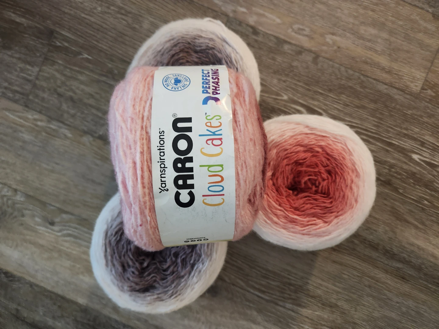 Caron Cloud Cakes Yarn - 4 Skeins - Gradient Colors